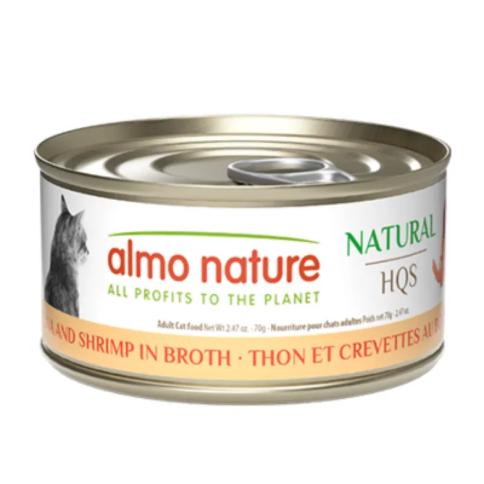 Almo Nature Cat Tuna & Shrimp In Broth 2.47oz