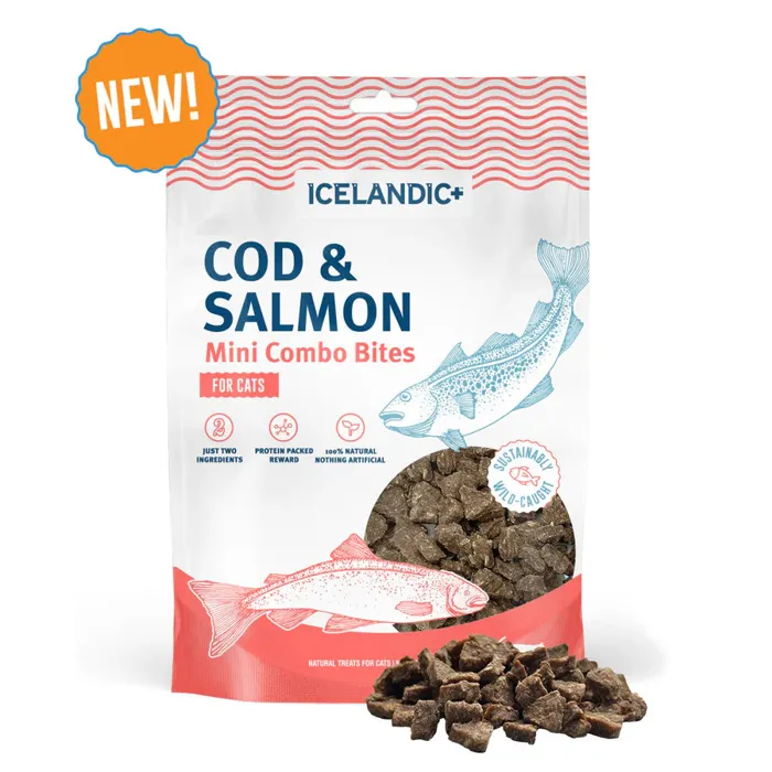 Icelandic Cat Combo Bites Cod & Salmon 1.7oz
