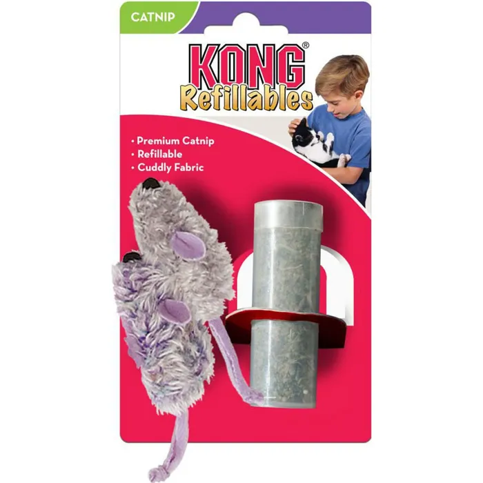 Kong Catnip Grey Mice 2-pack