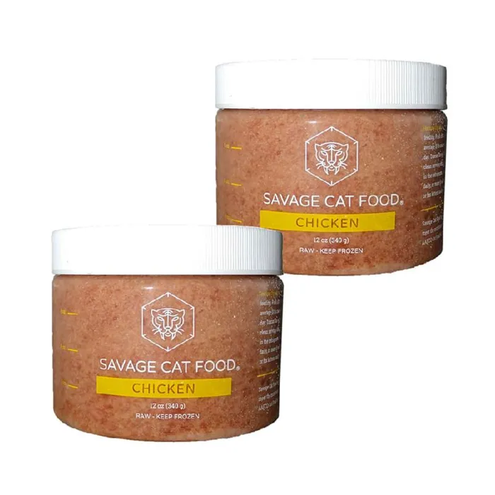 Savage Cat Chicken Tub 12oz
