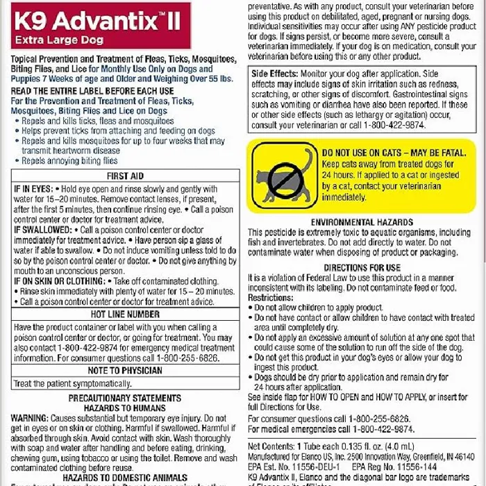 Advantix D Xlg Dg 1pk Blu