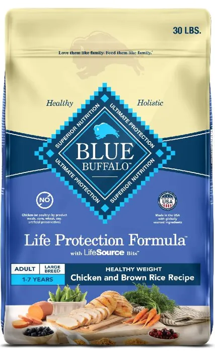 Blue Buffalo Dog Large Breed Healthy Weight 30#