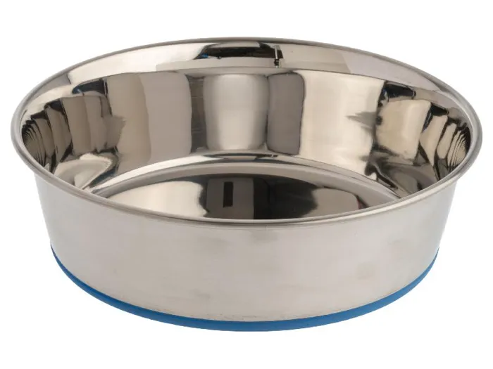 Durapet Rubber Base Stainless Steel Bowl 4.5 Qt