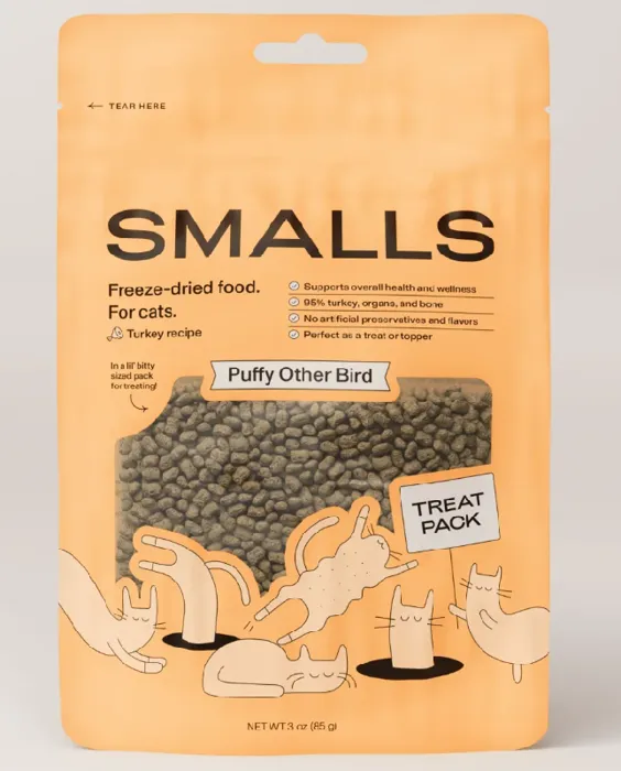 Smalls Cat FD Turkey Puffy Other Bird 3oz