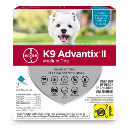 K9 Advantix Ii Medium Dog 11-20 Lbs 2 Pk