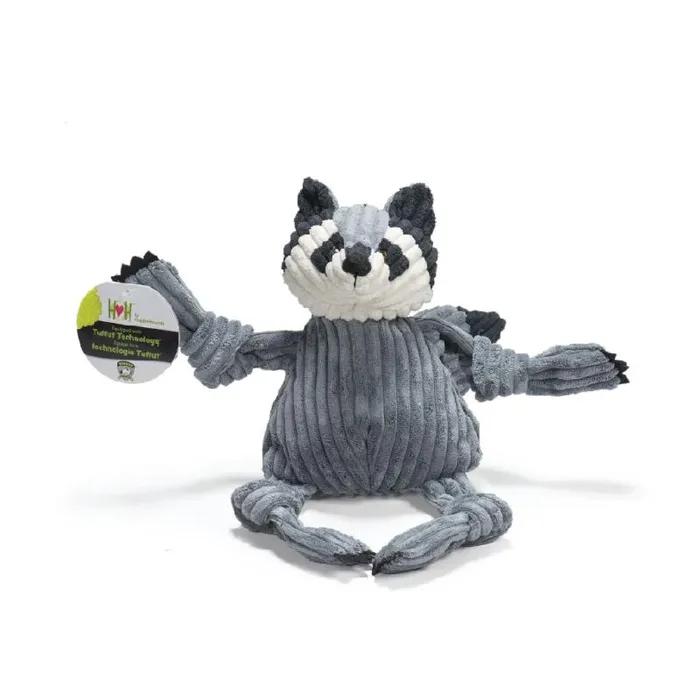 Huggle Hound Knottie Raccoon Large