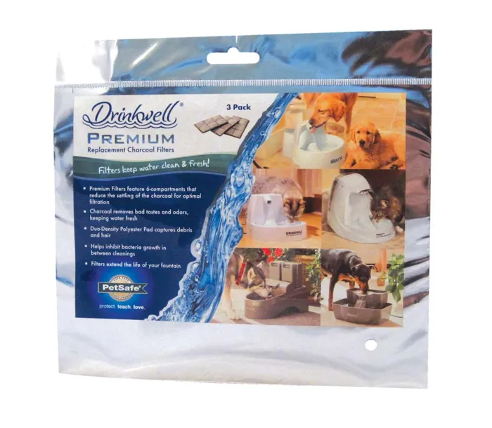 Drinkwell Prem Replacement Carbon Filters 3-pack