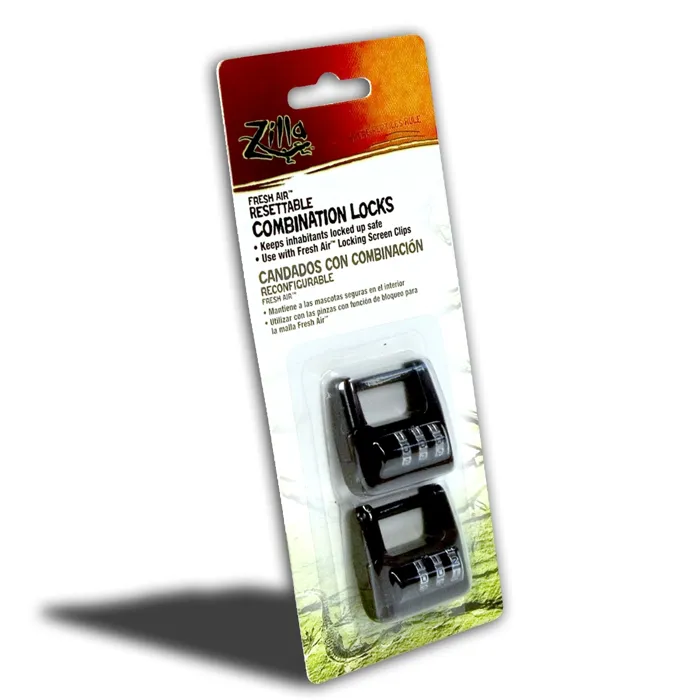 Screen Cover Metal Combination Locks 2pc