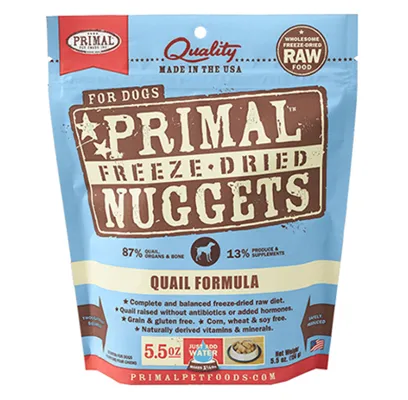Primal Fd Quail Dog 5.5oz