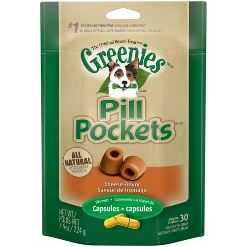 Pill Pockets K9 Chs Dog Trt For Capsules 7.9-oz