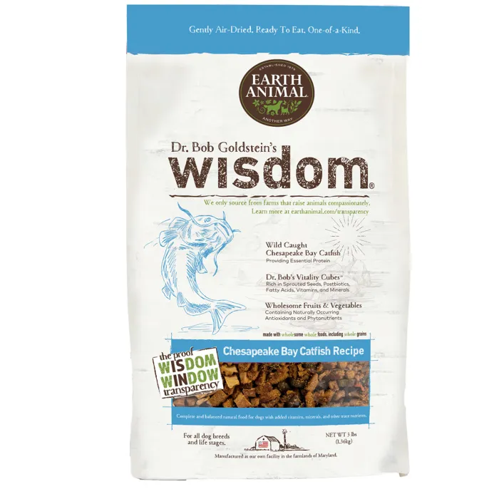 Earth Animal Wisdom Catfish Dry 3-lb
