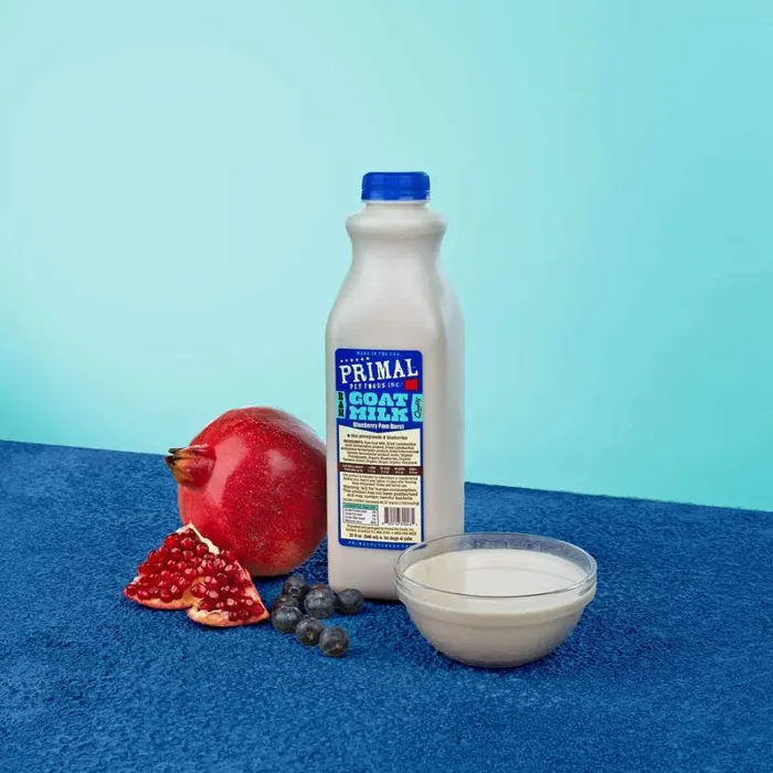 Primal Raw Goat Milk w/ Blueberry 32oz