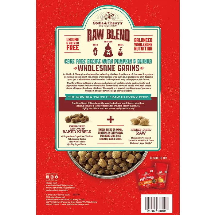 Stella & Chewy's Raw Blend WG Cage Free 22#