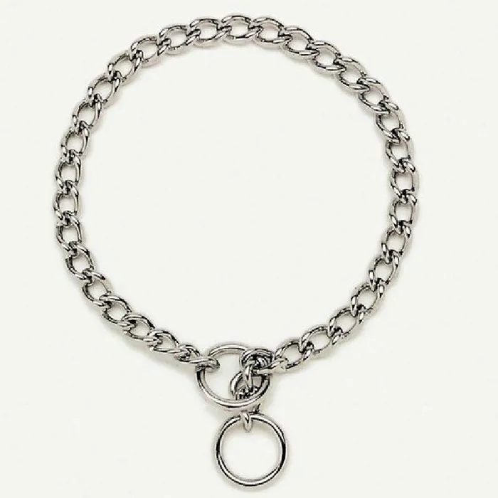Chain Training Dog Collar - Chrome 4.0 Mm X 30"