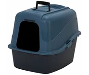 Hooded Pan Set Large White Hood/Blue & Black Pans
