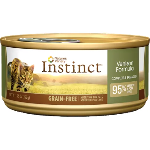 Instinct Gf Venison Formula Canned Cat Food 5.5-oz