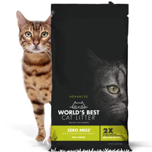 Advanced Zero Mess Pine Scented Cat Litter 24-lb