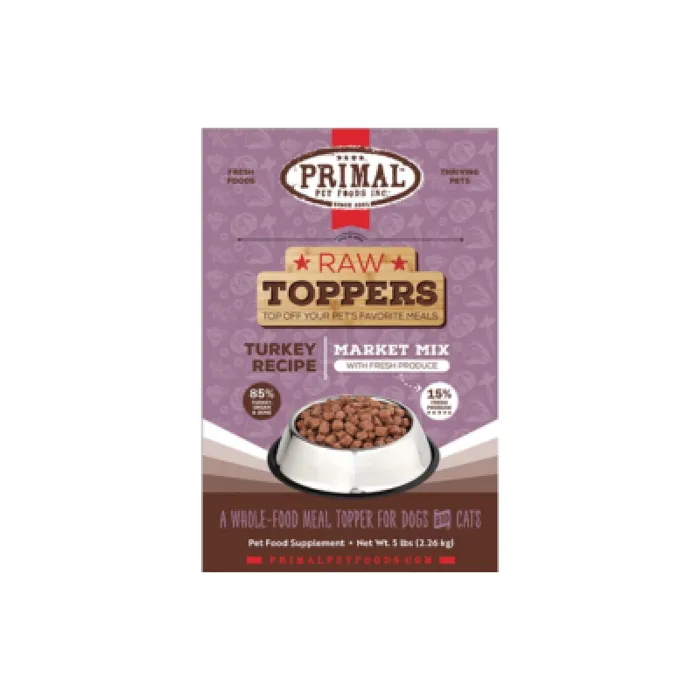 Prim Frzn Canine Market Mix Topper Turkey 5#