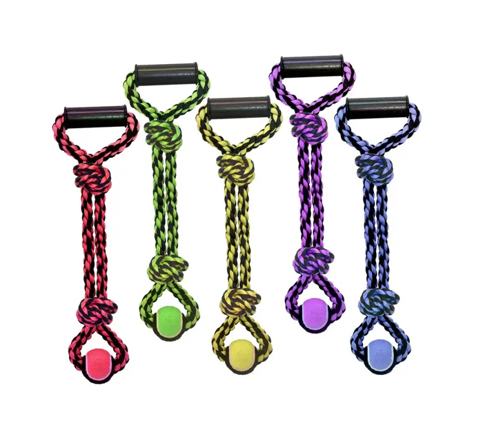 Multipet Rope Toy Tug w/ Ball 20"