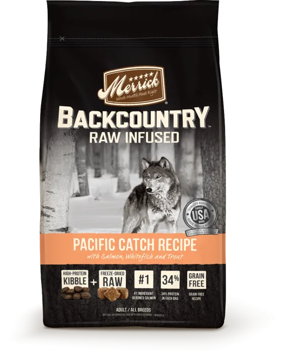 Backcountry Raw Infused Gf Pacific Catch Dog 4-lb