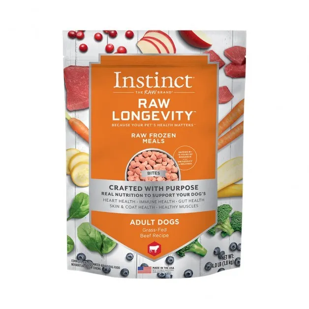Instinct Longevity Adult Frozen Beef 7-oz