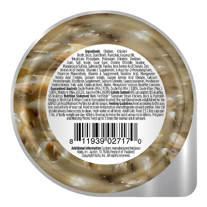 Nulo Cat Chicken/Duck/Pumpkin 2.8oz