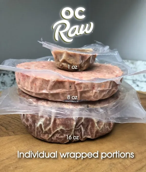 OC Raw Frozen Chicken Patties 6#