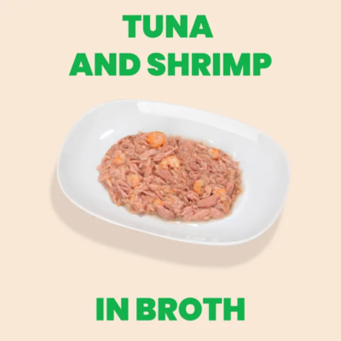 Almo Nature Cat Tuna & Shrimp In Broth 2.47oz