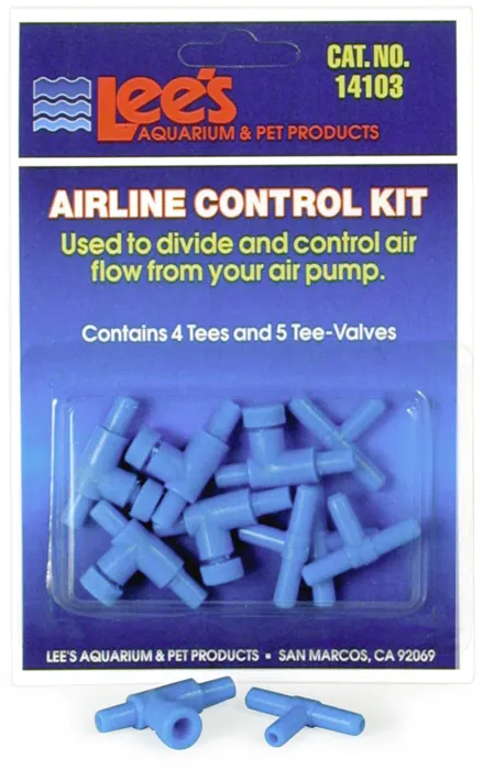 Airline Control Kit W/4tees & 5 2-way Valv