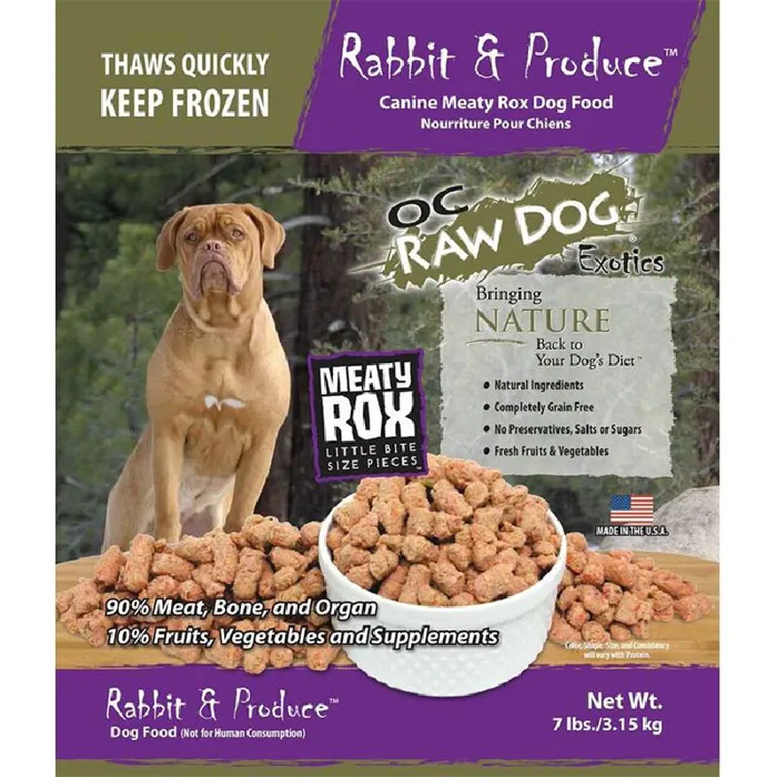 Oc Rabbit & Prod Meaty Rox 7 Lbs