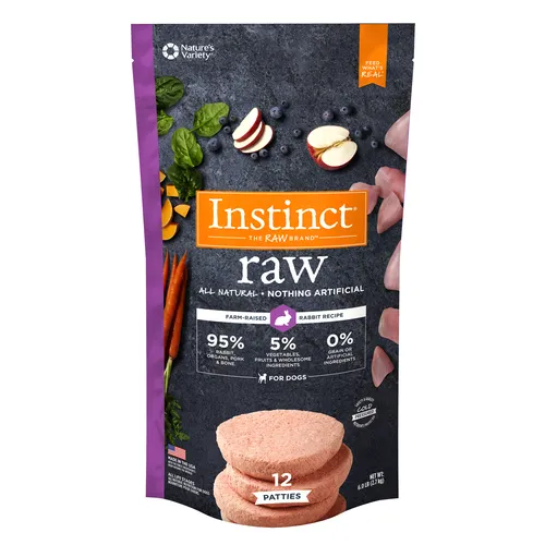 Nv Raw Freeze Rabbit 8 Oz Patties 6 Lbs