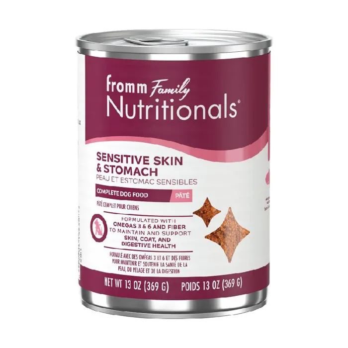 Fromm Dog Can Nutritionals Sensitive Skin & Stomach Pate 13 Oz 12/case
