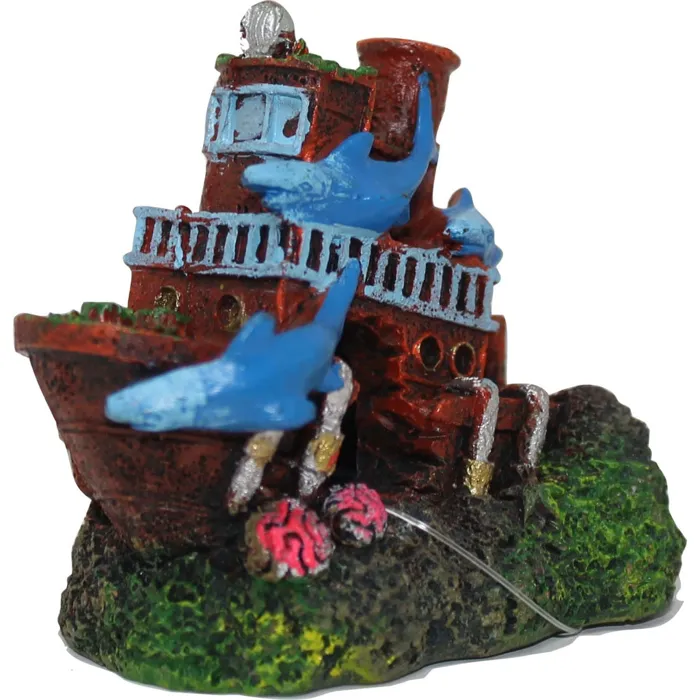 Ble Ornmt Shark Shipwreck