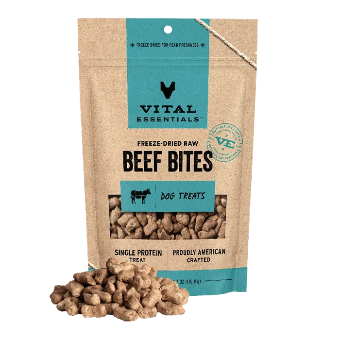 Vital Essentials FD Treat Beef Bites 6.2oz
