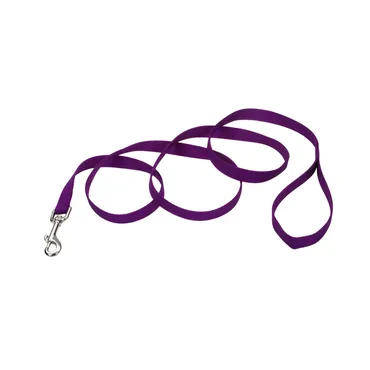Coastal Single Ply Dog Leash Purple SM - 5/8" X 6'