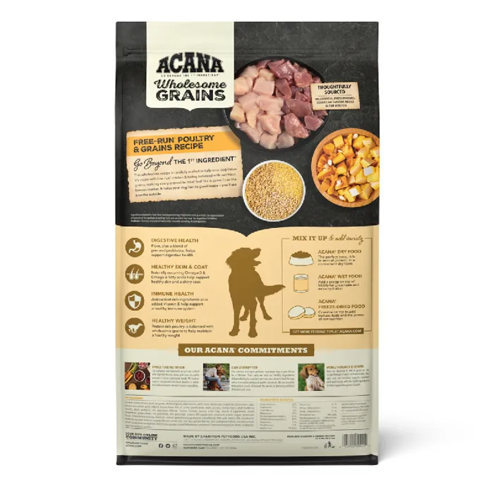 Acana Wholesome Grains Dry Food Poultry 22.5-lb