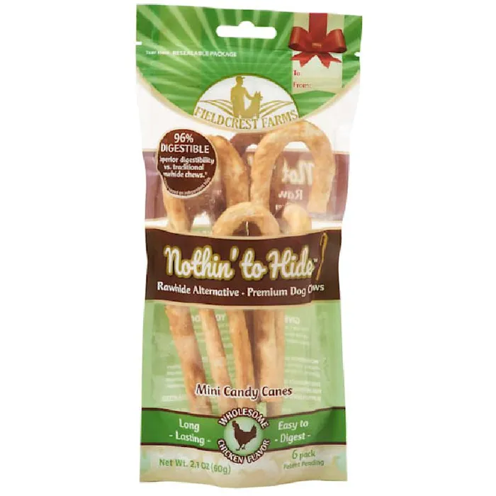 Fieldcrest Farms Nothin to Hide Candy Cane 6ct