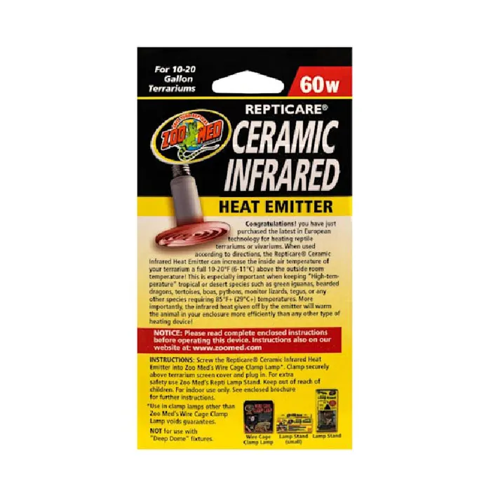 Zoo Med Ceramic Heat Emitter 60 Watt