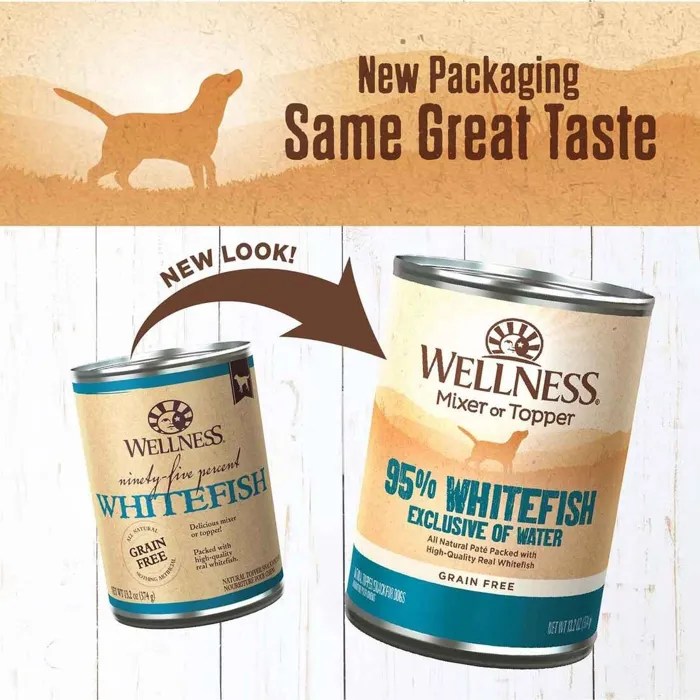 Wellness Dog 95% Whitefsh 13.2oz