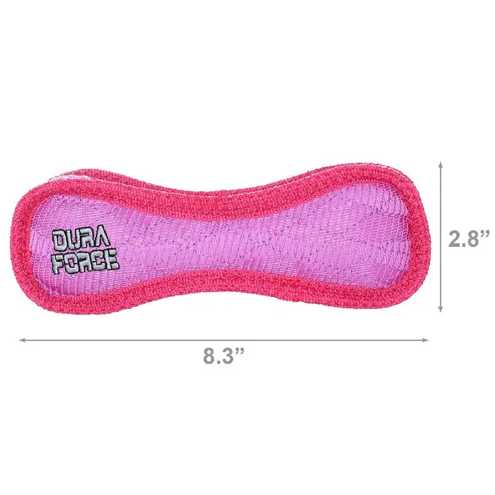 VIP Tuffy Jr. DuraForce Bone Tiger Pink
