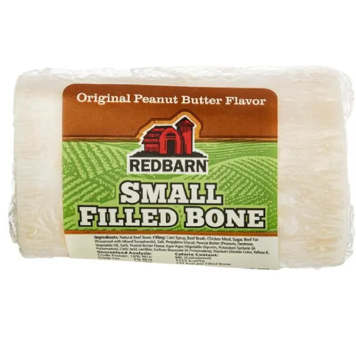 Redbarn Filled Bone Peanut Butter Sm