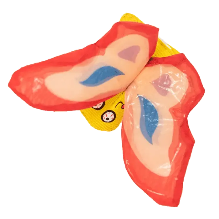 Yeowww!! Catnip Crinkle Butterfly Red
