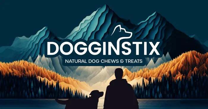 Dogginstix Braided Lamb Collagen Double Knot