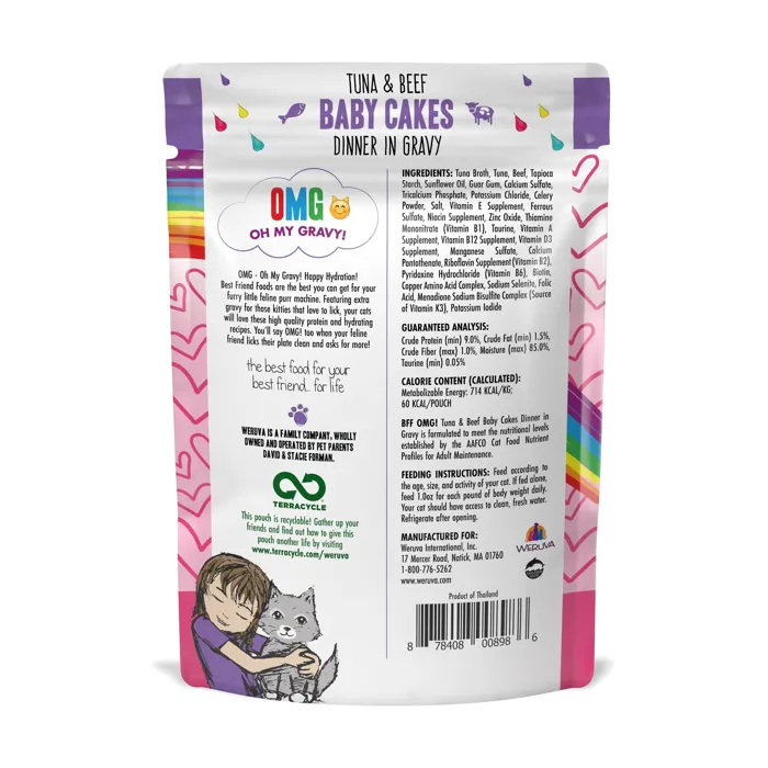 BFF Tuna & Beef 3oz Pouch