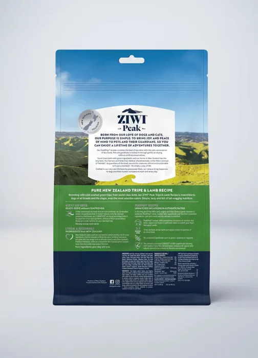 Ziwi Peak Dog Originals Ad GF Tripe & Lamb 5.5#