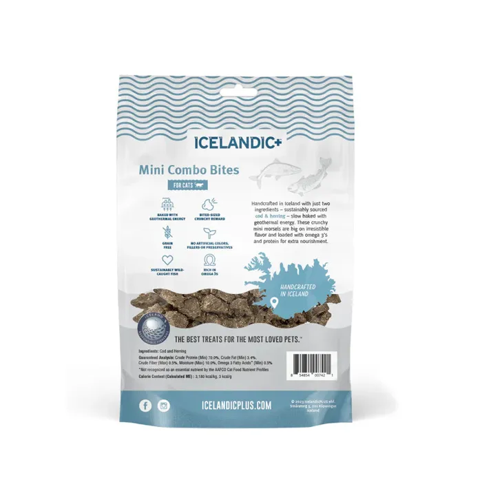 Icelandic Cat Combo Bites Cod & Herring 1.7oz