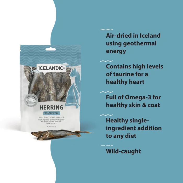Icelandic Plus Cat Treat Herring 1.5oz