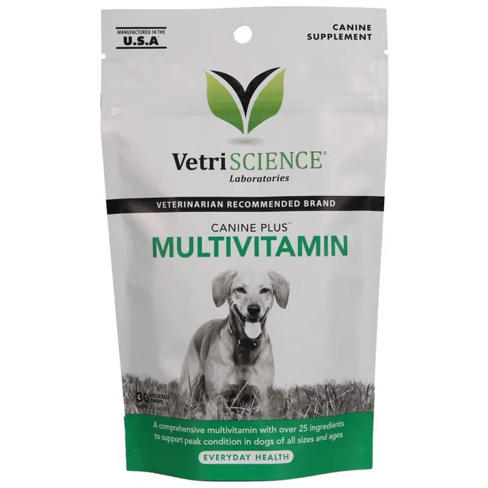 Vetriscience Dog Canine Plus Multi Vitamin 30 Ct