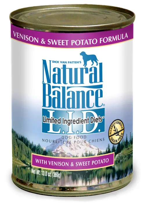 Nat Balance Venison & Sweet Potato Dog Food 13 Oz
