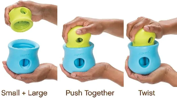 West Paw Small Toppl Aqua